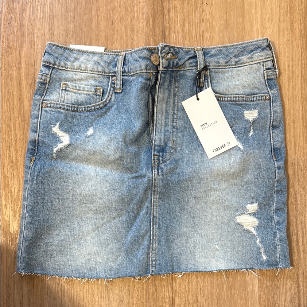 Forever21 Stretchy Denim Skirt